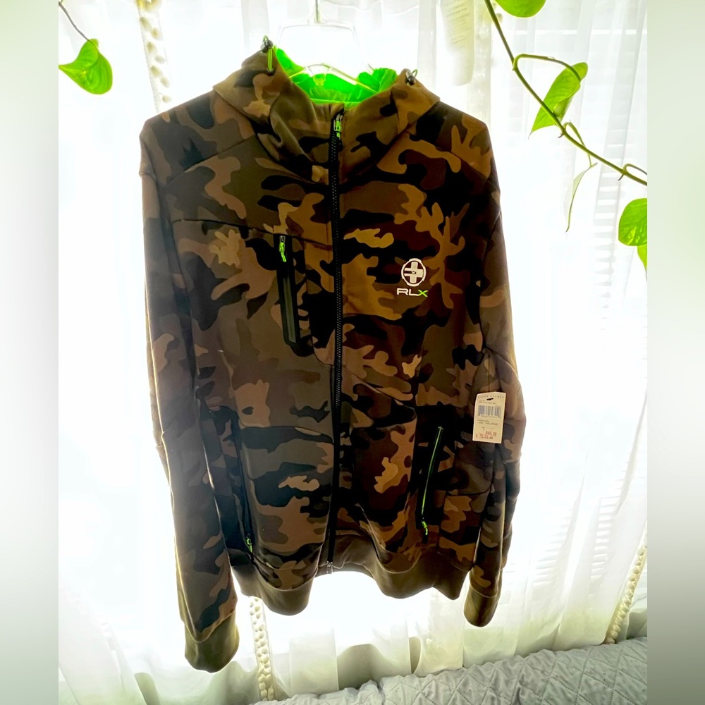 RALPH LAUREN RLX ZIP UP HOODIE